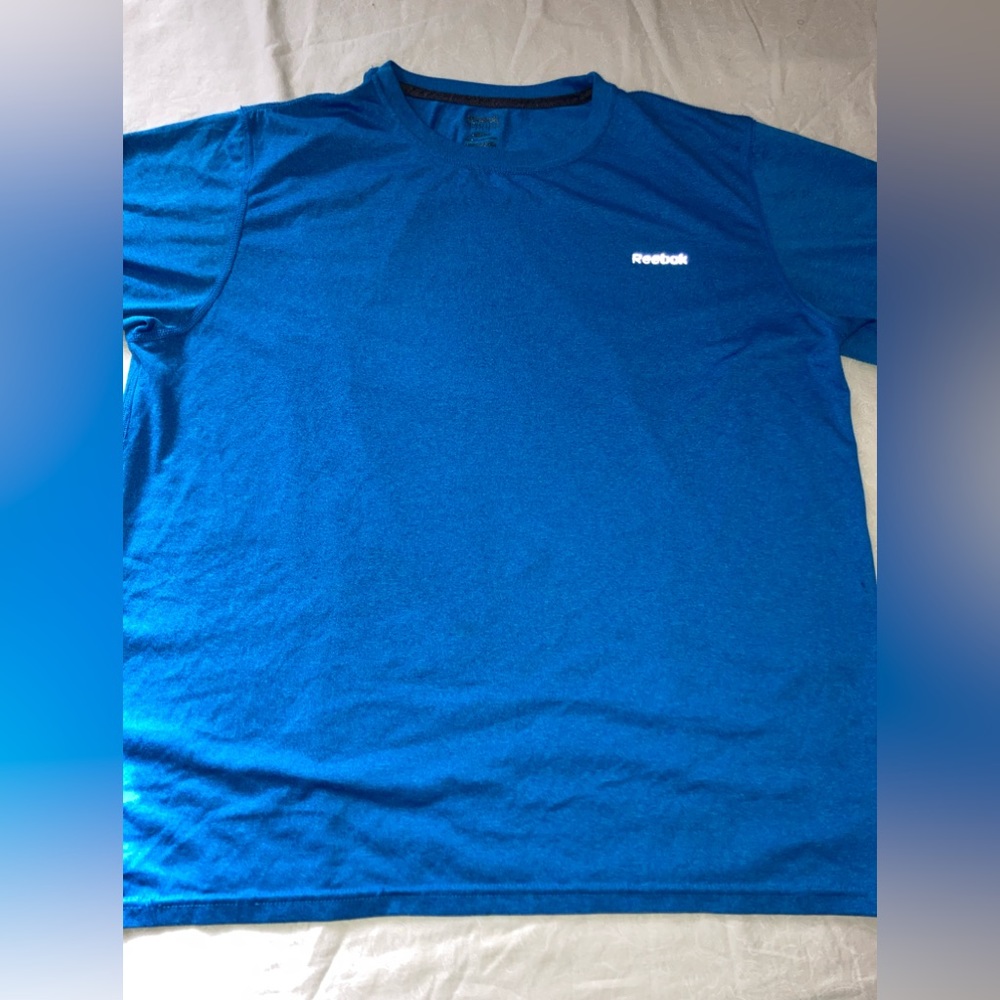 Men’s Reebok Blue Polyester Tee